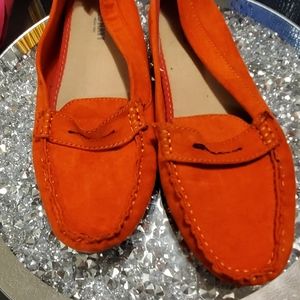 Orange flats